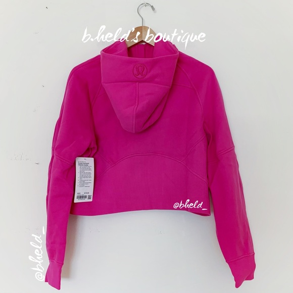 lululemon Scuba Oversized Half-Zip Hoodie in Sonic Pink Size XS/S Brand New NWT - Picture 10 of 15